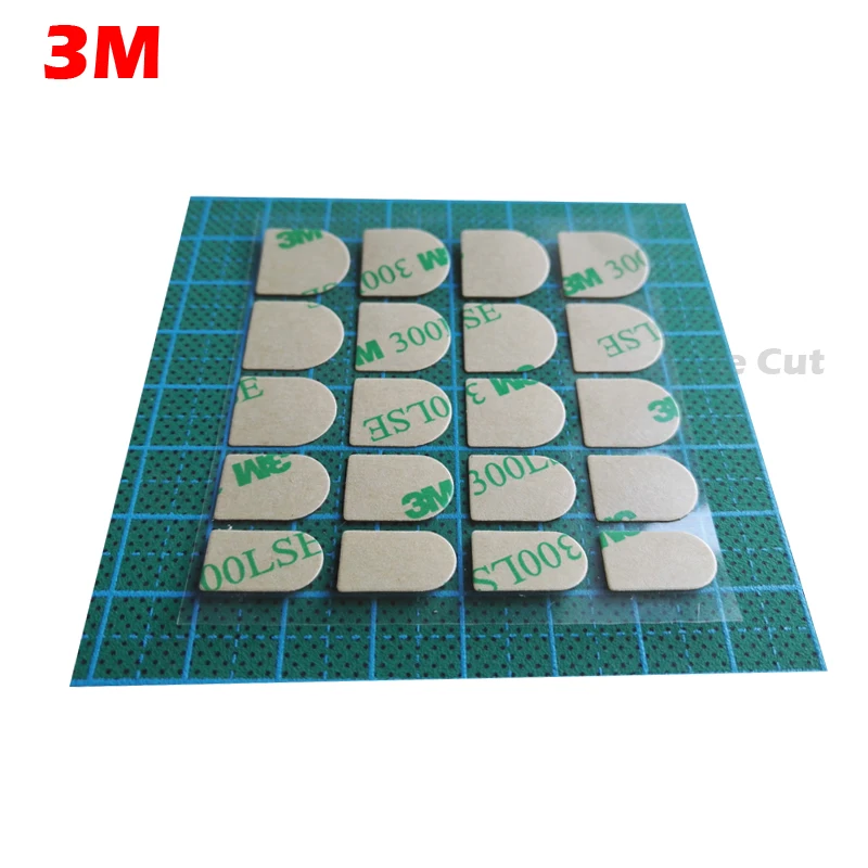 

wholesale! 50sheets (20 stickers/sheet) 3M 300LSE Adhesive Glue for Nail Art False Nails Tips Tape transparent