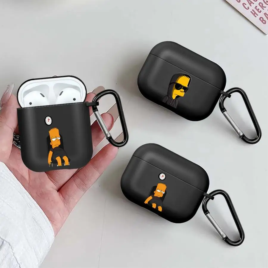 Kopfhörerhüllen Schutzhülle für Airpods 2 Pro2 1 Pro 3 4 Pro3 Cartoon Simpsons Cool