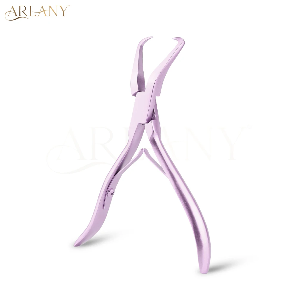 ARLANY كماشة تمديد الشعر لخواتم الخرز الصغير مايكروولينك الخرز مزيل كماشة للخياطة ملحقات لحمة ريشة ملحقات