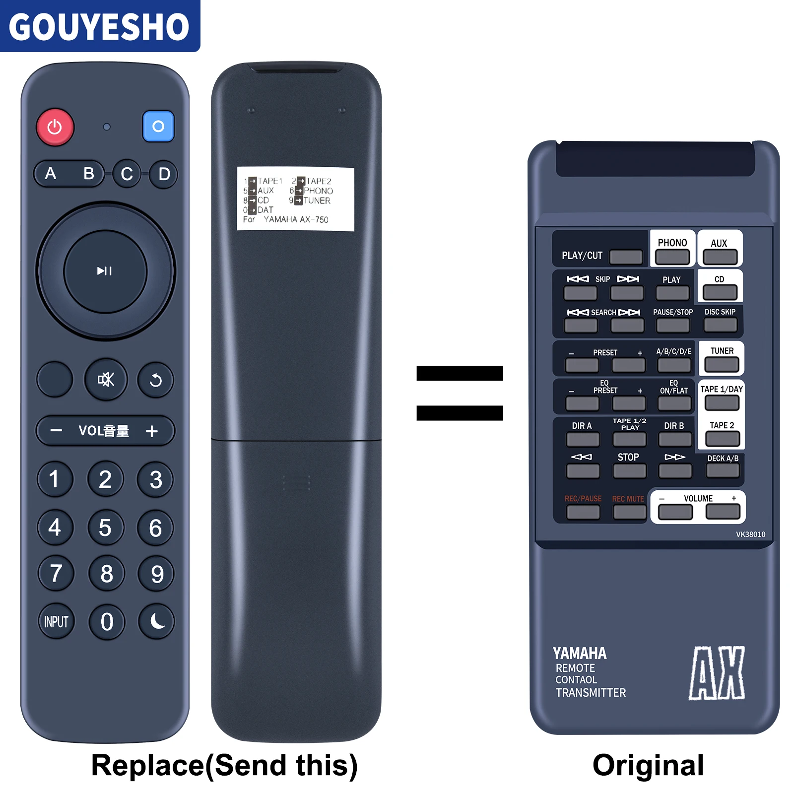 New VK38010 Remote …