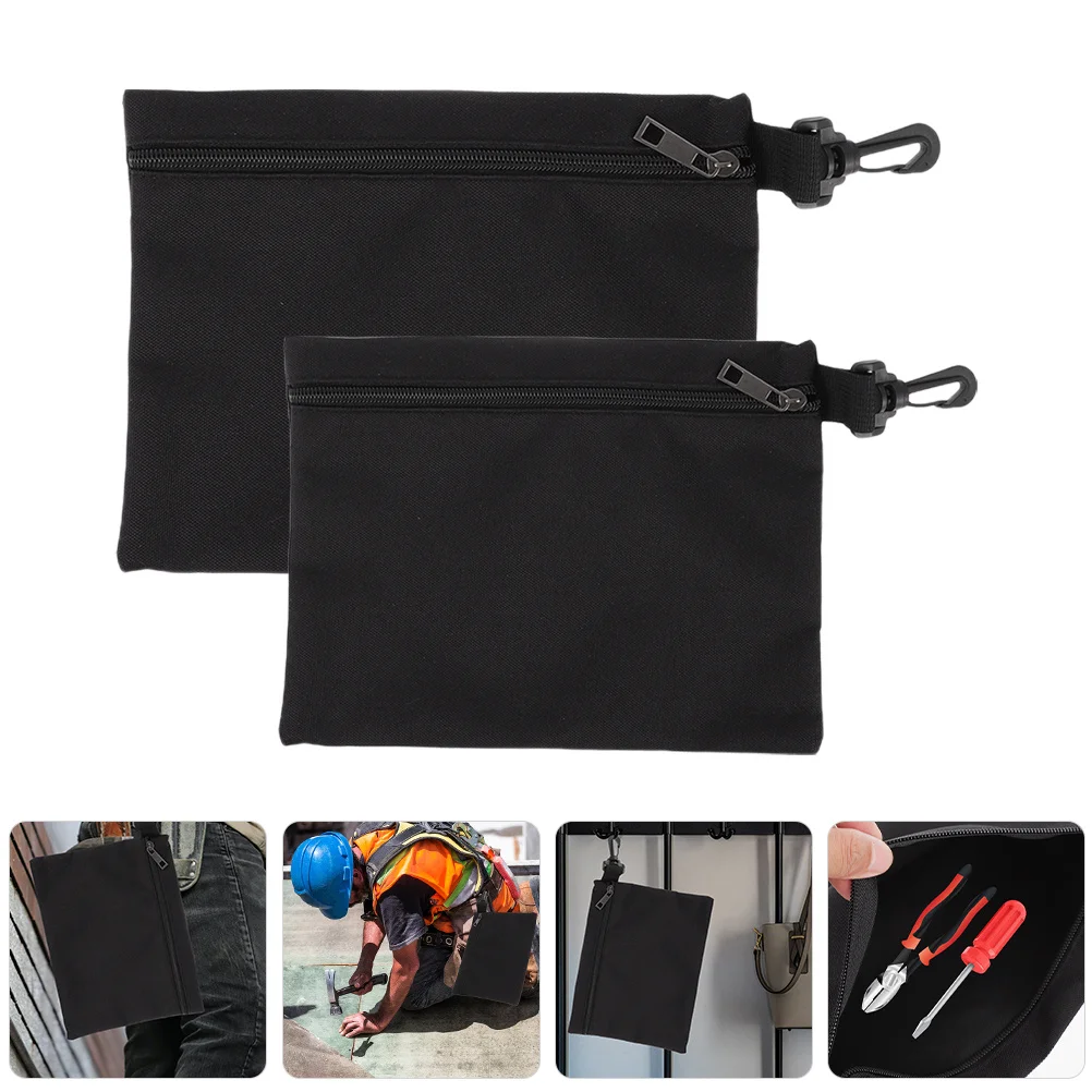 

2Pcs Zipper Tool Organizer Bag Oxford Fabric Portable Compact Durable Tool Storage Pouch for Outdoor and Travel