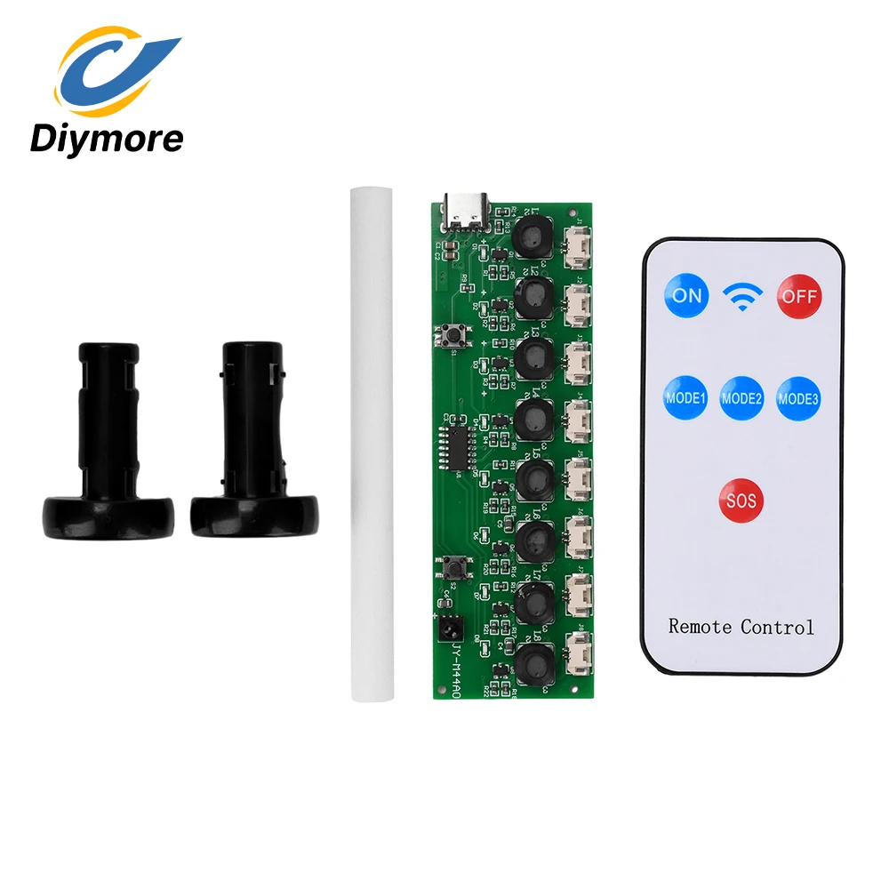 8 Spray Humidifier Module Ultrasonic Atomizer Control Board Type-C Fast Charging 108kHz Precise Atomization for DIY Humidifier