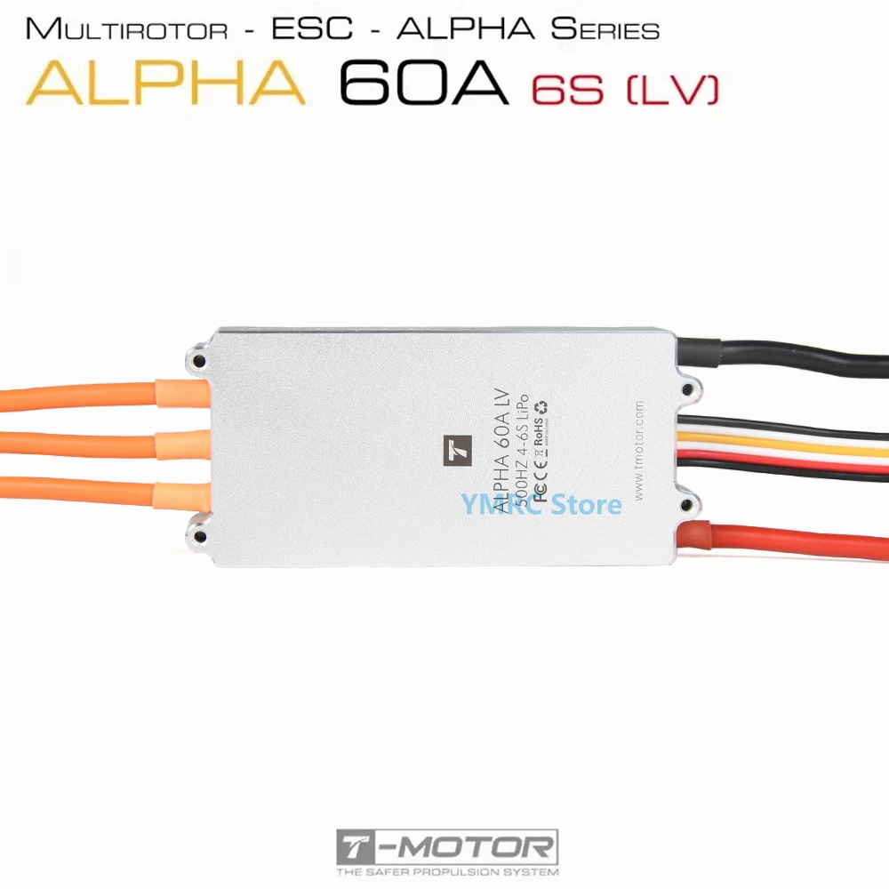 

T-MOTOR ALPHA 60A 4-6S Low Voltage FOC ESC High-Efficiency Electronic Speed Controller For Brushless Motor Multicopter RC Drone