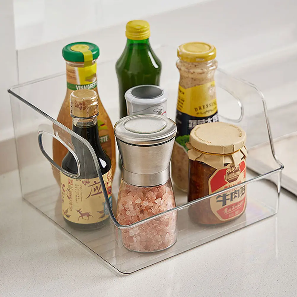 

2pcs Kitchen Storage Box Large Capacity Transparent Fruit Vegetable Organizer Containers Easy Clean Home Fridge