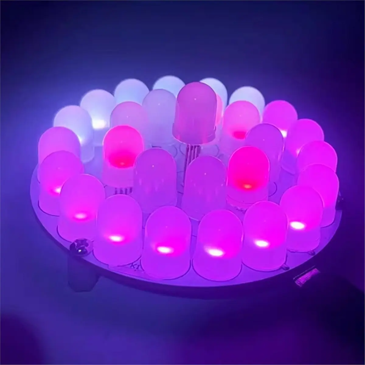 

(WSFS) Полноцветный светодиодный набор для сборки маяка с сенсорным управлением, электронный набор для самостоятельной сборки, микроконтроллер C51, схема для отработки навыков пайки