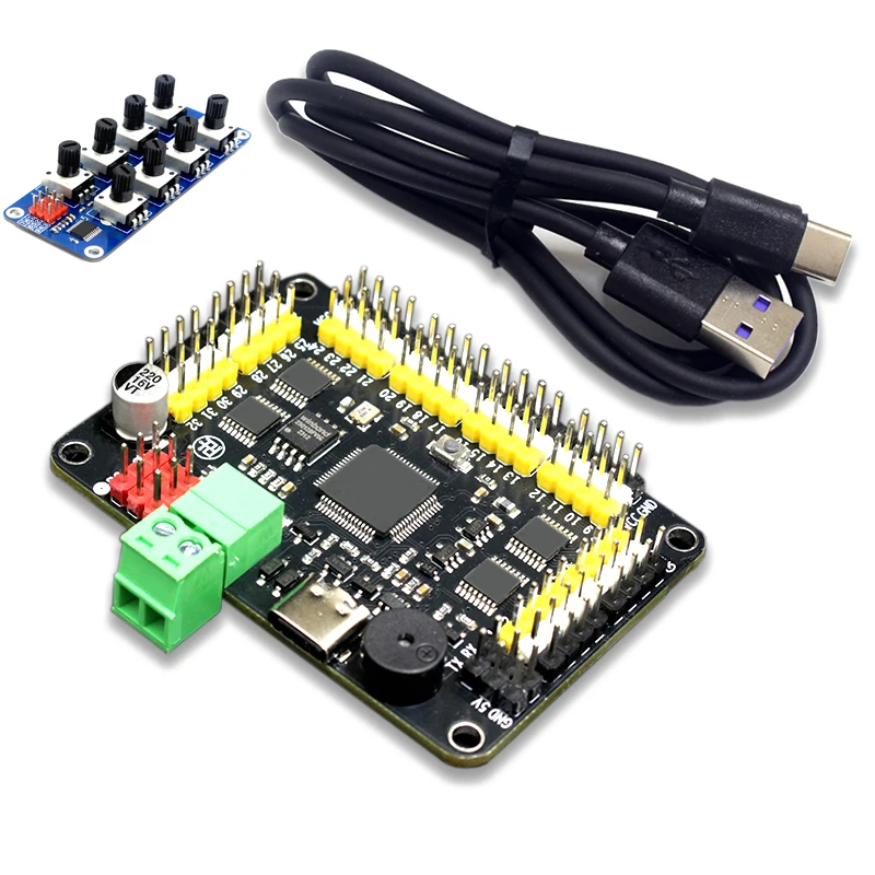 32 Channel Servo Control Board Robot Control Board Servo Controller for Windows for Mac DIY Kit with Ps2 Handle RC OR PC Control