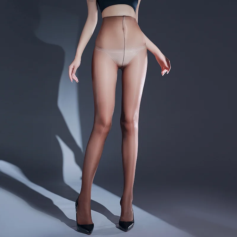 مثير المرأة تخزين أورورا خط واحد المنشعب شفافة سلس رقيقة جدا 640 دبوس لامعة جوارب طويلة ملهى ليلي الجوارب الجنس متعة Ootd