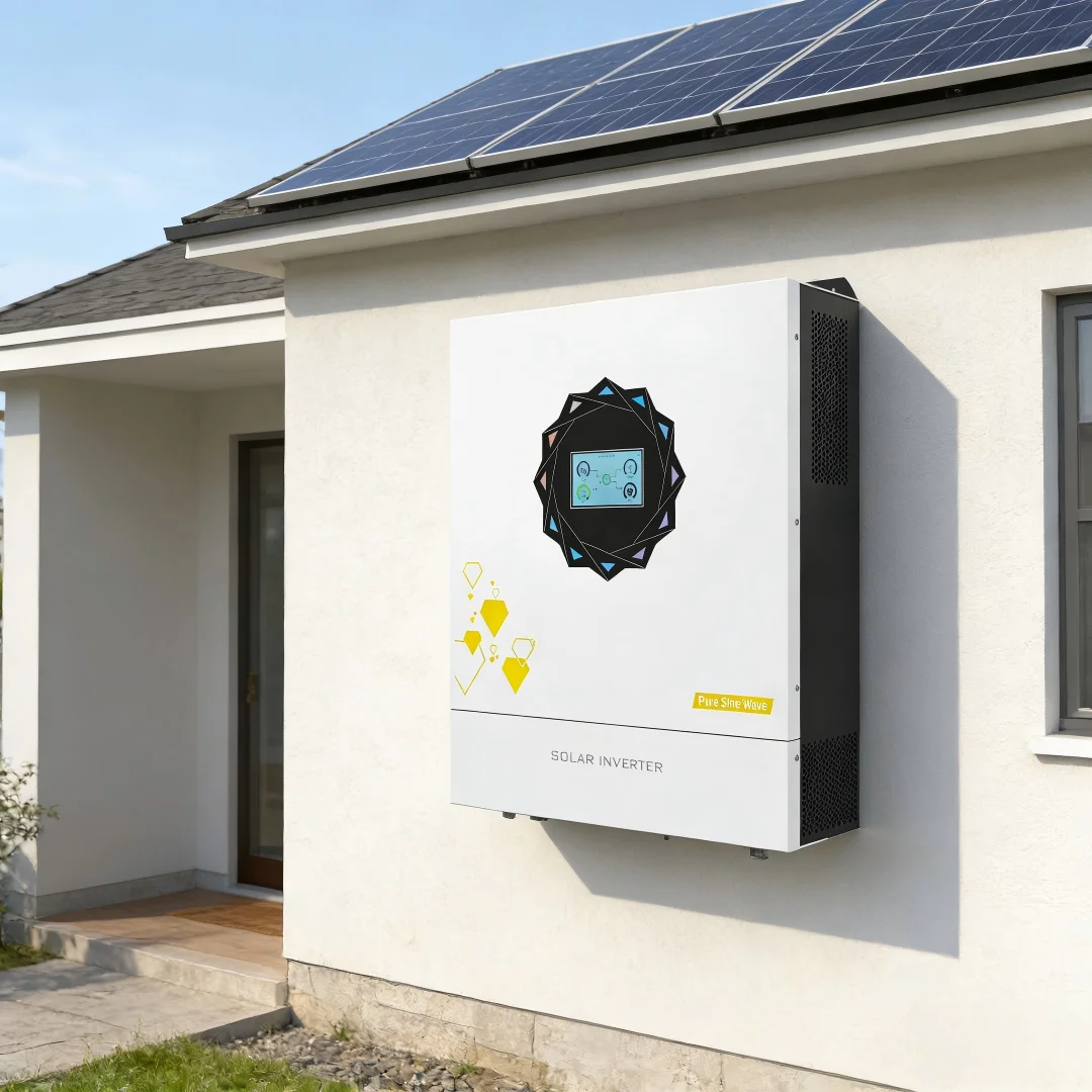Preferred Choice for Home Rooftop Photovoltaic Systems 4KW HD Touch Screen Solar East Inverter
