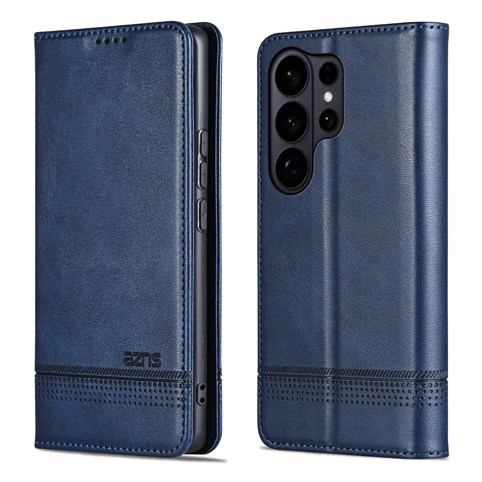 Magnetic Leather Phone Case for Samsung S26 Ultra S25 Edge S24 S23 S22 S21 FE S20 Plus 5G Card Solt Bag Wallet Flip Book Cover - view 2