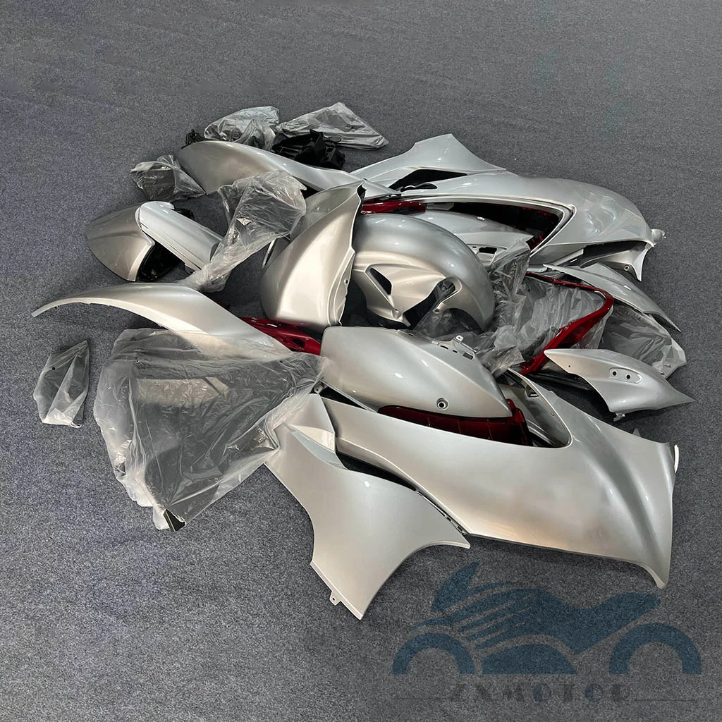 Body Frame Injection Fairing Kit For SUZUKI GSXR1300R 2021 2022 2023 2024 GSXR 1300R 21 22 23 24 silvery  gray fairings