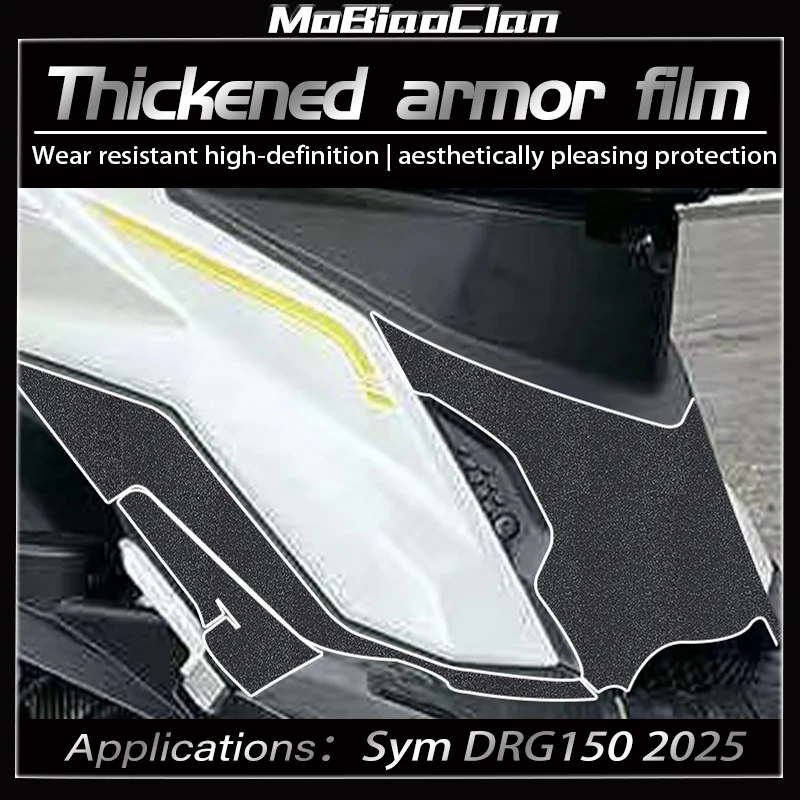 Per SYM DRG150 drg150 2025 Armatura Accessori Adesivi di protezione Corpo Anti-usura Accessori di modifica Protezione