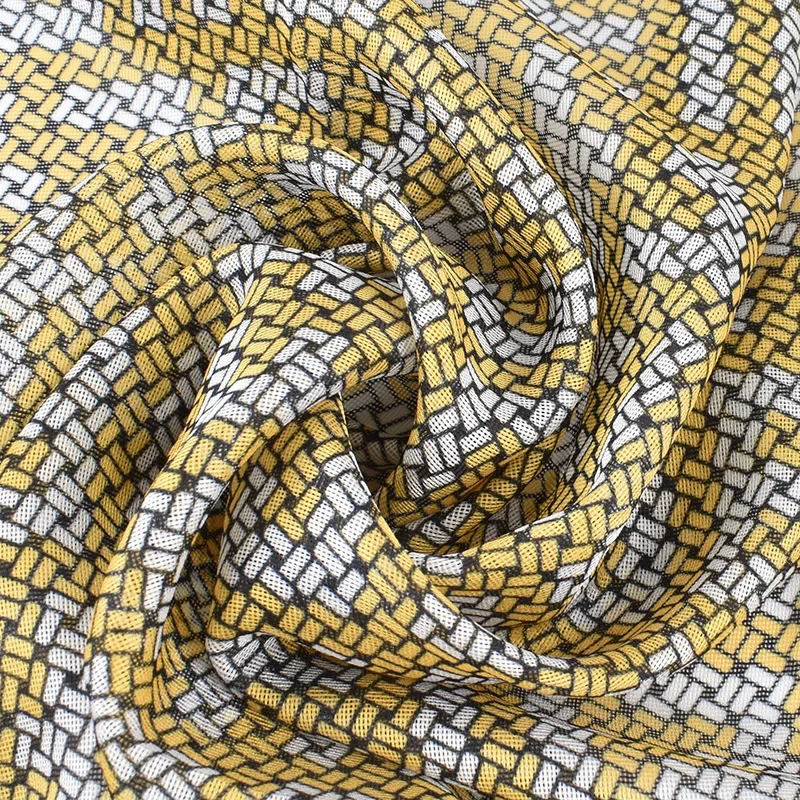 Fashionable and Versatile New Korean Style Simple Checkered Printed Light Luxury Silk Scarf Square Scarf view 6