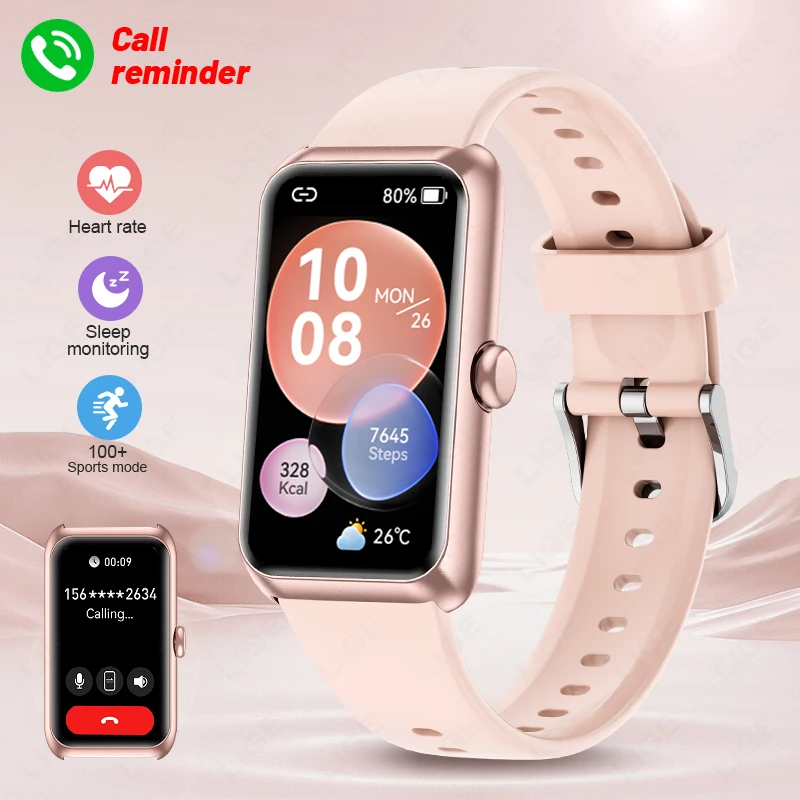 여성용 스마트 건강 모니터링 시계 이미지