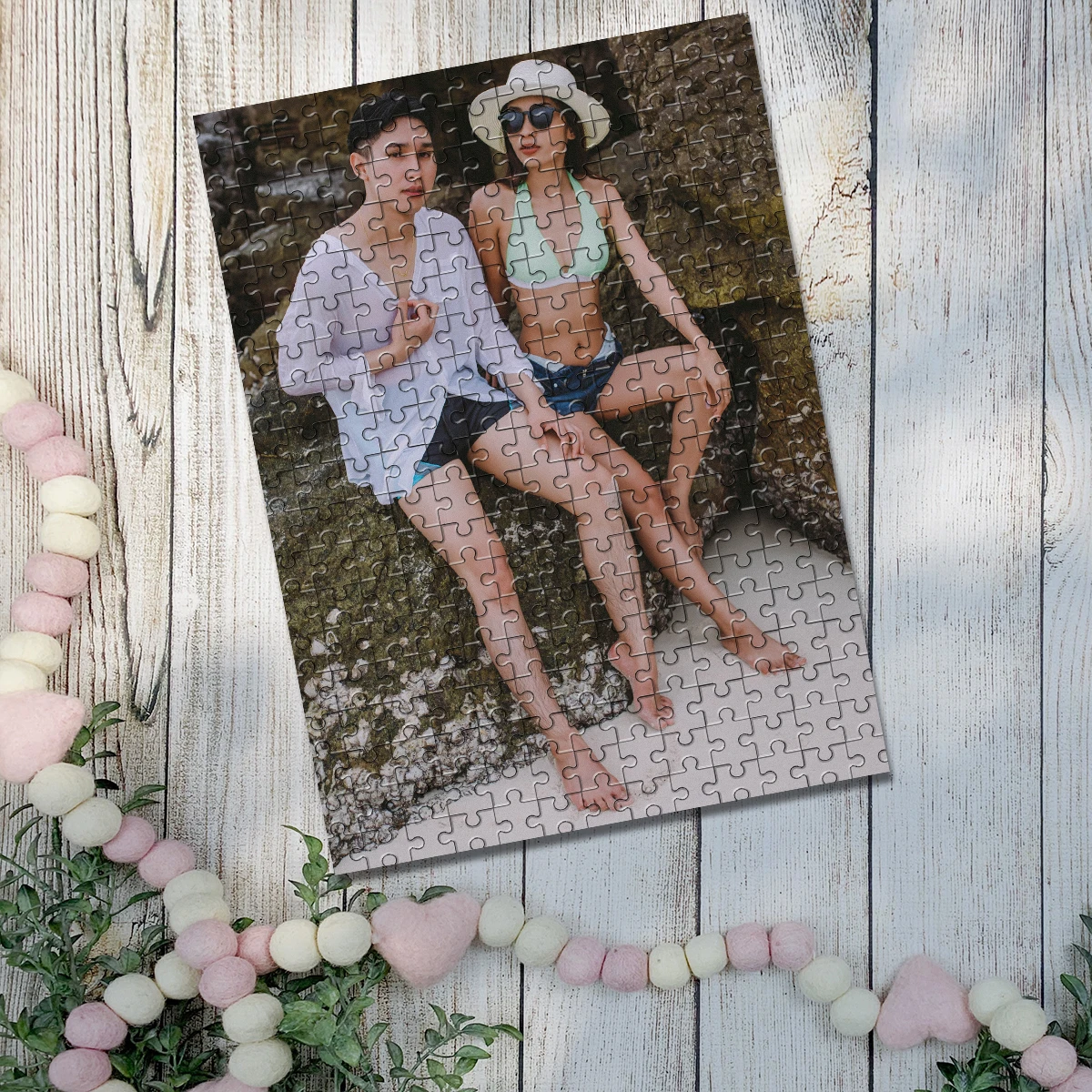 35/300/500/1047pcs Personalized Custom Photo Puzzle couple Custom Gift Jigsaw Puzzle Jigsaw Board