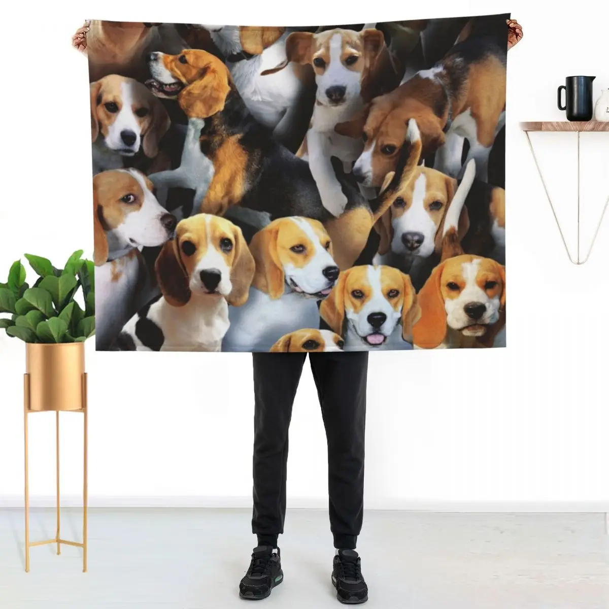 Beagles Throw Blanket Soft Big Beach Blankets Sofas Of Decoration valentine gift ideas Hairy blankets ands Blankets