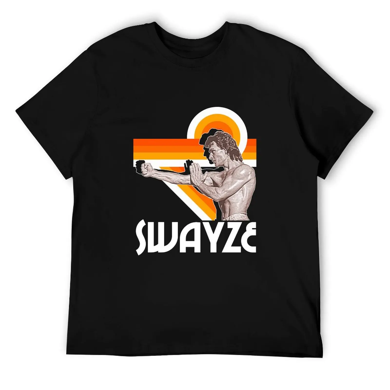 

Patrick Swayze Shirtless Hot Bod FanArt Tribute T-Shirt t shirt custom print man t shirt designer T-Shirt