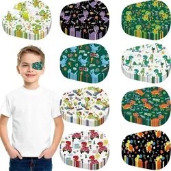 10pcs Kids Amblyopia Training Orthoptic Corrected Eyeshade Cartoon Eye Patches Colorful Occlusion Medical Eye Patch Bandage