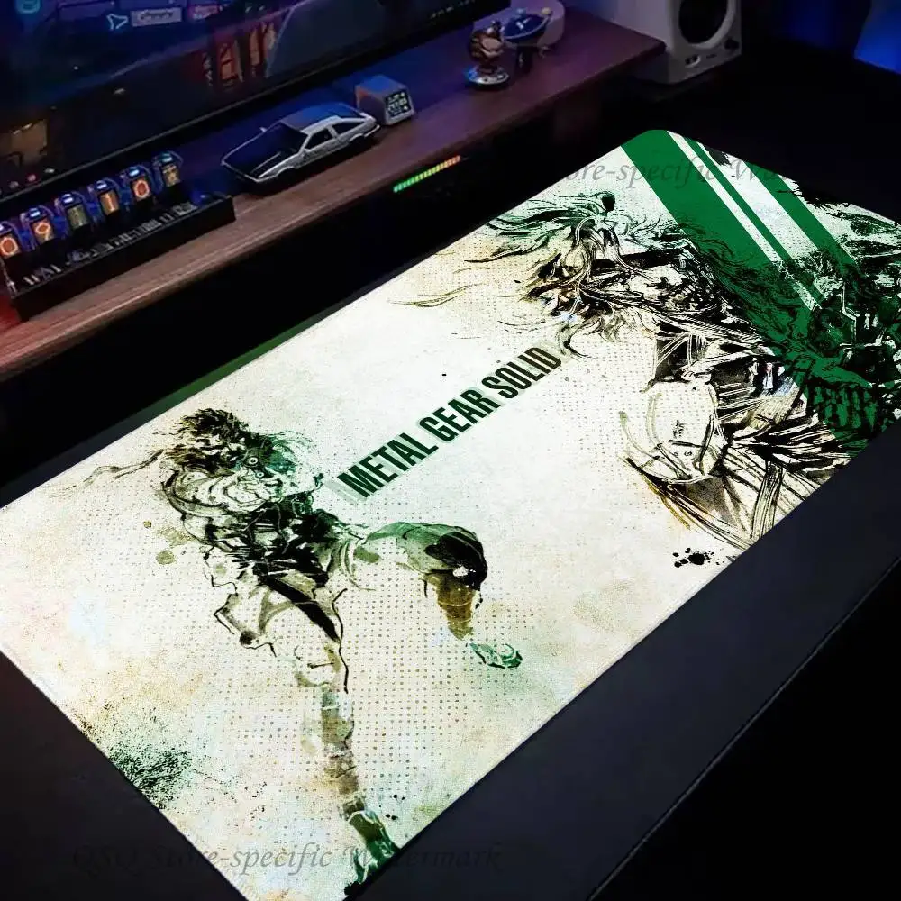 Game M-metal Gear Solid Mousepad Non-slip Suitable For Office Computers Laptops E-sports Game Desk Mats XXL Keyboard