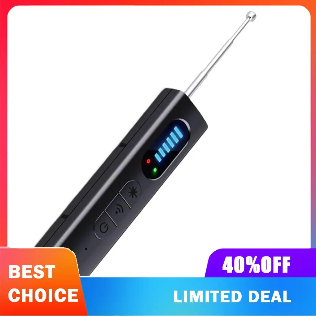 Cam Detector With RF Signal Detection And Vibration Induction Alarm Hi-dden Camera Detector Device