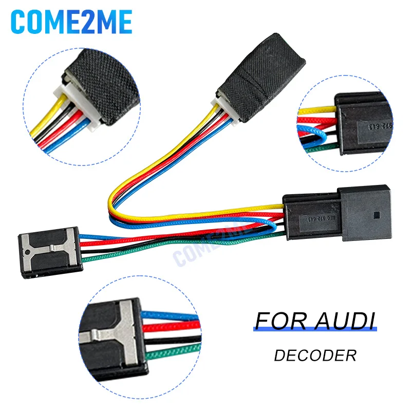 For Audi A3 A4 A5 A6 A7 Q5 R8 Old upgraded new steering wheel decoder without welding