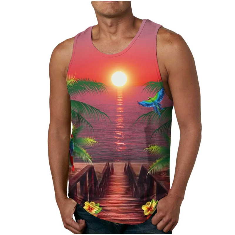 Newest Tank Tops 3D Print Man/ Women Fashion Campaign Vest Kids Sleeveless Tshirt Round Neck Vests Summer Oversize Men Clothing