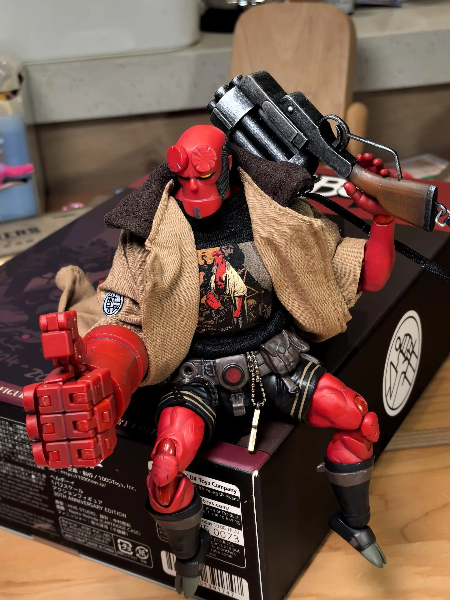 Handamde 1/12 Soldier Big Gun Big Baby  Accessories Resin Fit 7inch Mezco Anime/Movie Edition Action Figure Model Toys