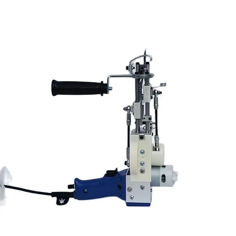 Pistola de Tufting 2 en 1 para alfombra eléctrica, pistola de elevación de pila de corte de bucle con cubierta de engranaje, máquinas de flocado de alfombra, herramientas de pistola