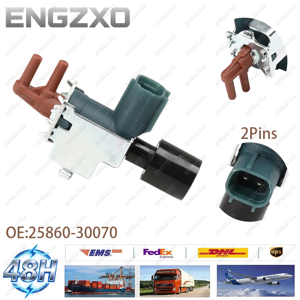 

High Quality 25860-30070 Purge Control EGR Vaccum Switching Solenoid Valve For Toyota Yaris Corolla Previa Hilux Prado2586030070