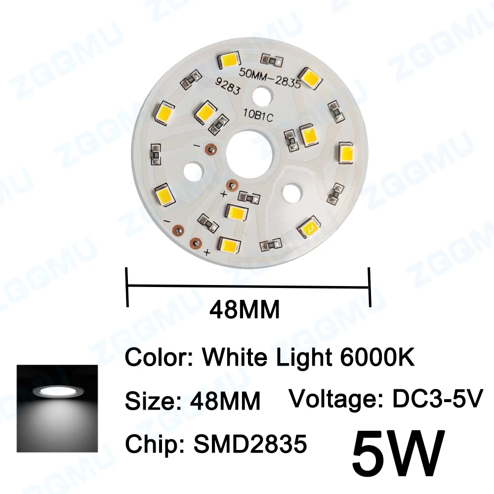5W-50MM-6000K