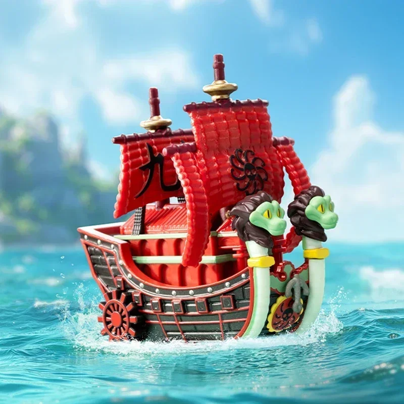 POPMART ワンピース グランドラインシリーズ 車両 ブラインドボックス グッズバッグ オリジナルおもちゃ 人形 かわいいアニメフィギュア 飾り ギフト