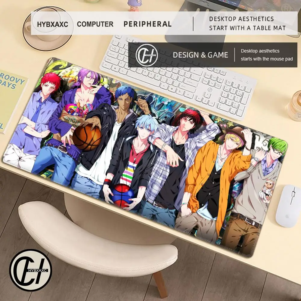 

Mousepad Top Quality Kuroko Basketball Mouse game Large Large Gaming Gamer XXL Keyboard Printing Non-slip Mouse Mats Accessories