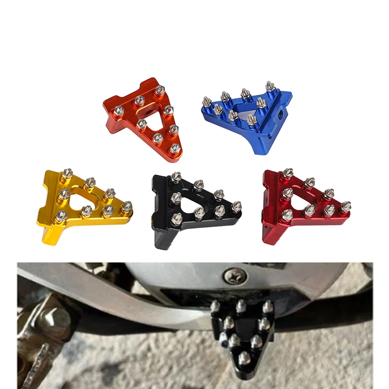 Motorcycle CNC Rear Brake Pedal Step Tips For Honda CRF50 CRF 50 XR50 SSR SDG TAO Pitster Pro Pit Bikes