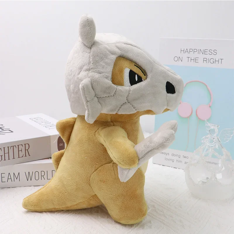 Kawaii Cubone Stuffed Toys Cartoon&Cute Plush Dolls Throw Pillow Birthday Gift For Kids Friends Boys