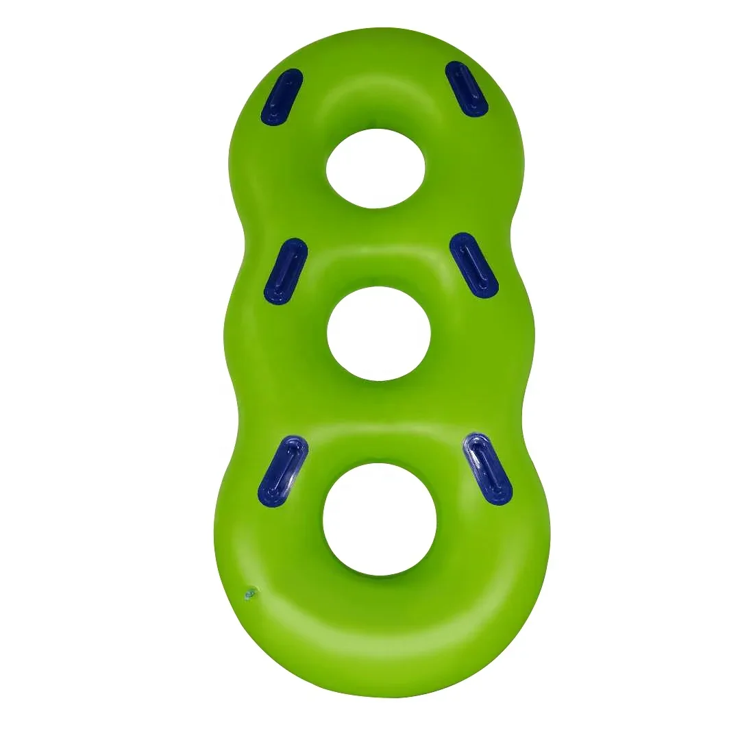 

-Double Tubes With Sturdy PVC Inflatable Water Park Pool Float 42" Inflatable Water Park Tubes