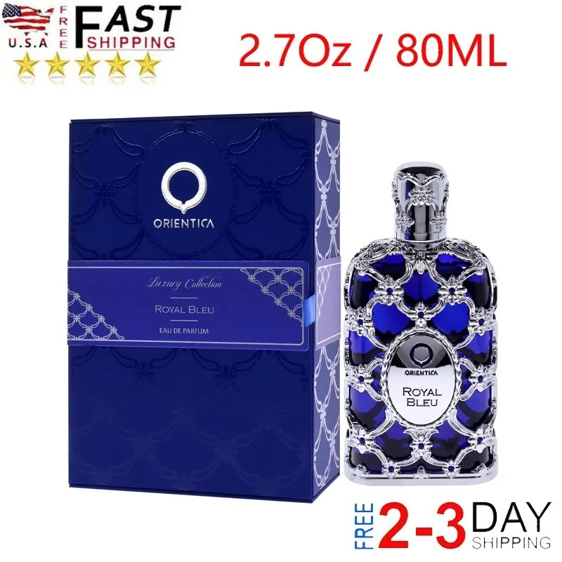 

Orientica Luxury Collection Royal Bleu Extrait de Parfum, ваниль, стойкий аромат для женщин 2,7 унции/80 мл
