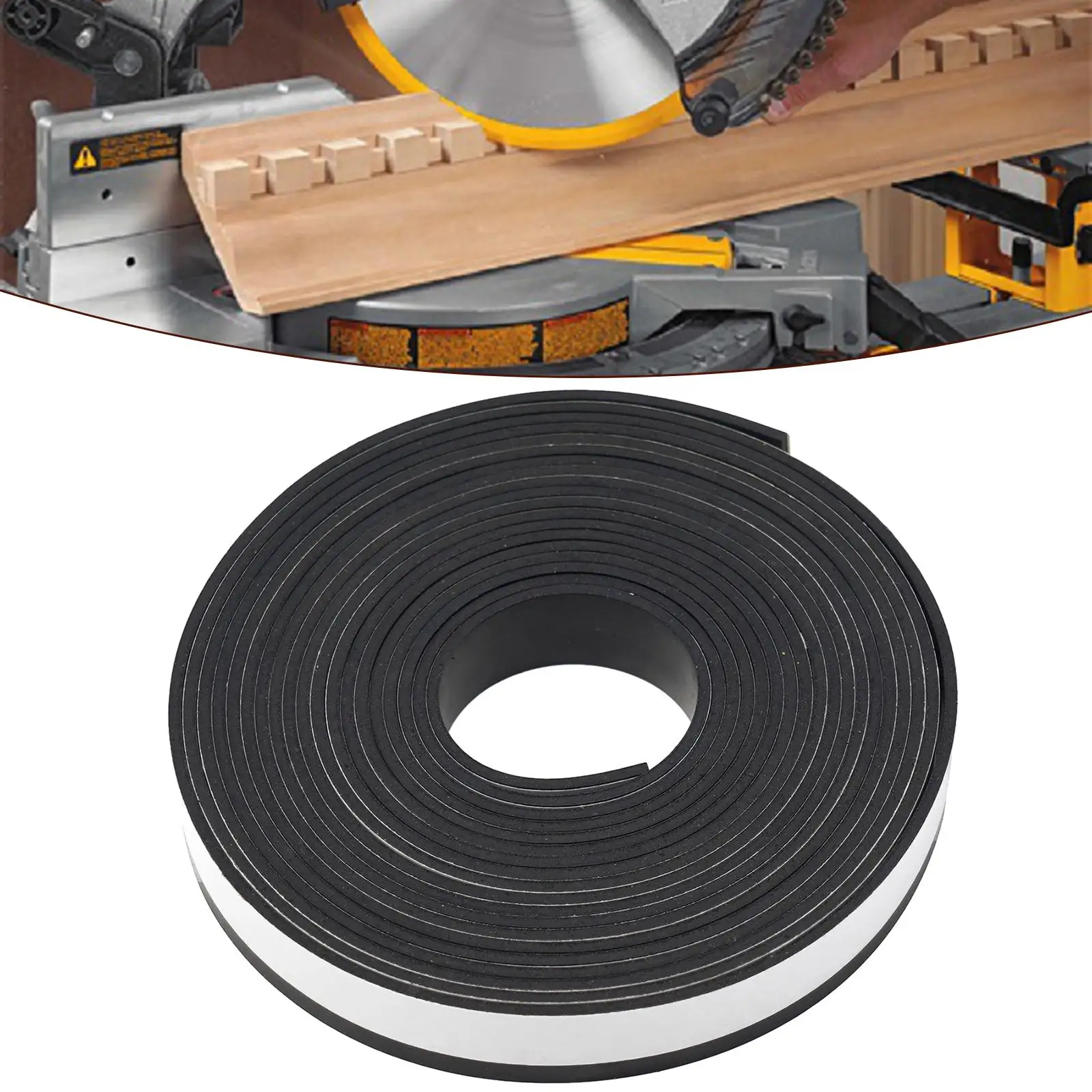 5m Guide Rail Splinter Guard Strip Pad For SP6000 SP5000 Track Saw Anti Chip Tape Black 194419-4 495209 Power Tool Accessory