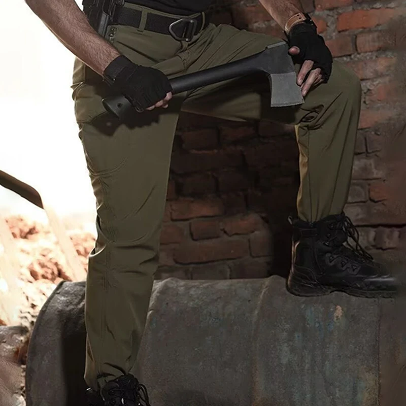 

THORSOL Cycling Winter Man Road Bicycle Long Pants Multiple Pockets Outdoor Motorcycles Bike Cargo Trousers Pantalon Vtt Homme