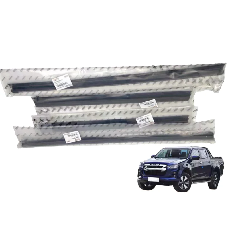 

4 Black Outside Windows Rubber Outside Shell for Isuzu D-MAX 2020-2024 Glass Protector Weatherstrip for Sealing 8983355911