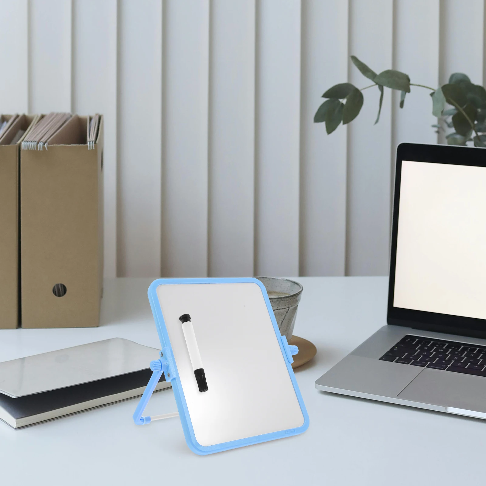 

1pc Magnetic Whiteboard Double-Sided Dry Erase Board Freestanding Writing Tablet For Office Home School Portable Display Stand