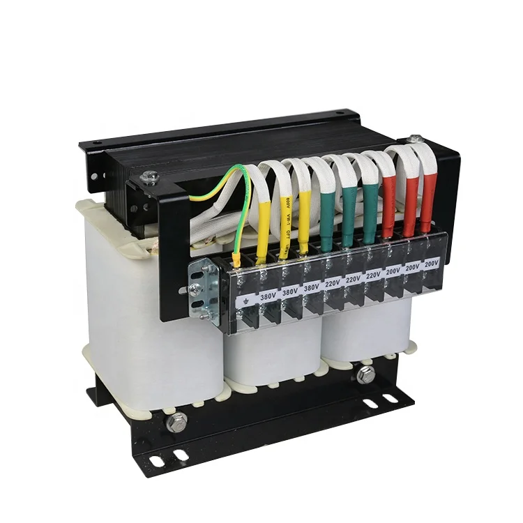 High quality 100kva  electrical power transformer  380v-220v step down winding transformer