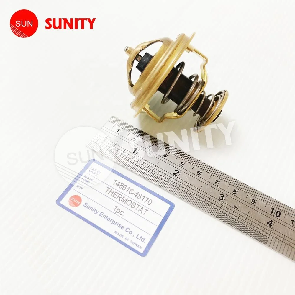 TAIWAN SUNITY 100% Made In Japan THERMOSTAT 76.5C 148616-48170 For Yanmar 6LA-ST THERMOSTAT 148616-48170 Marine Diesel