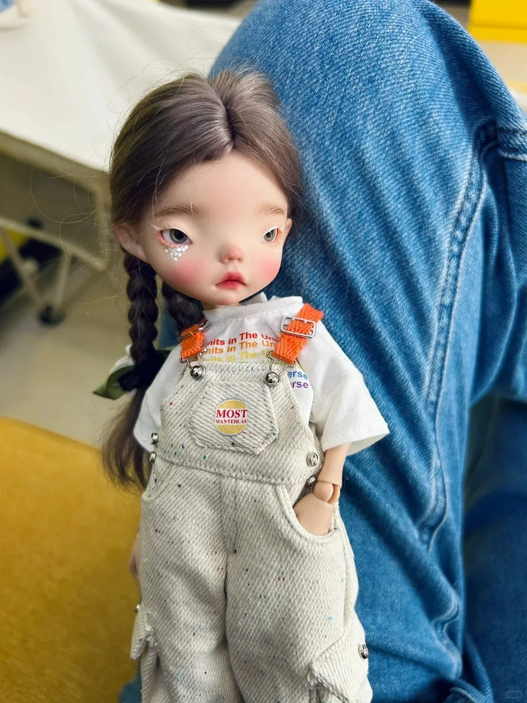 

Новый SD BJD 1/6 Neng Girl, милый и изысканный макияж, кукла из смолы с большой головой, модная кукла на складе