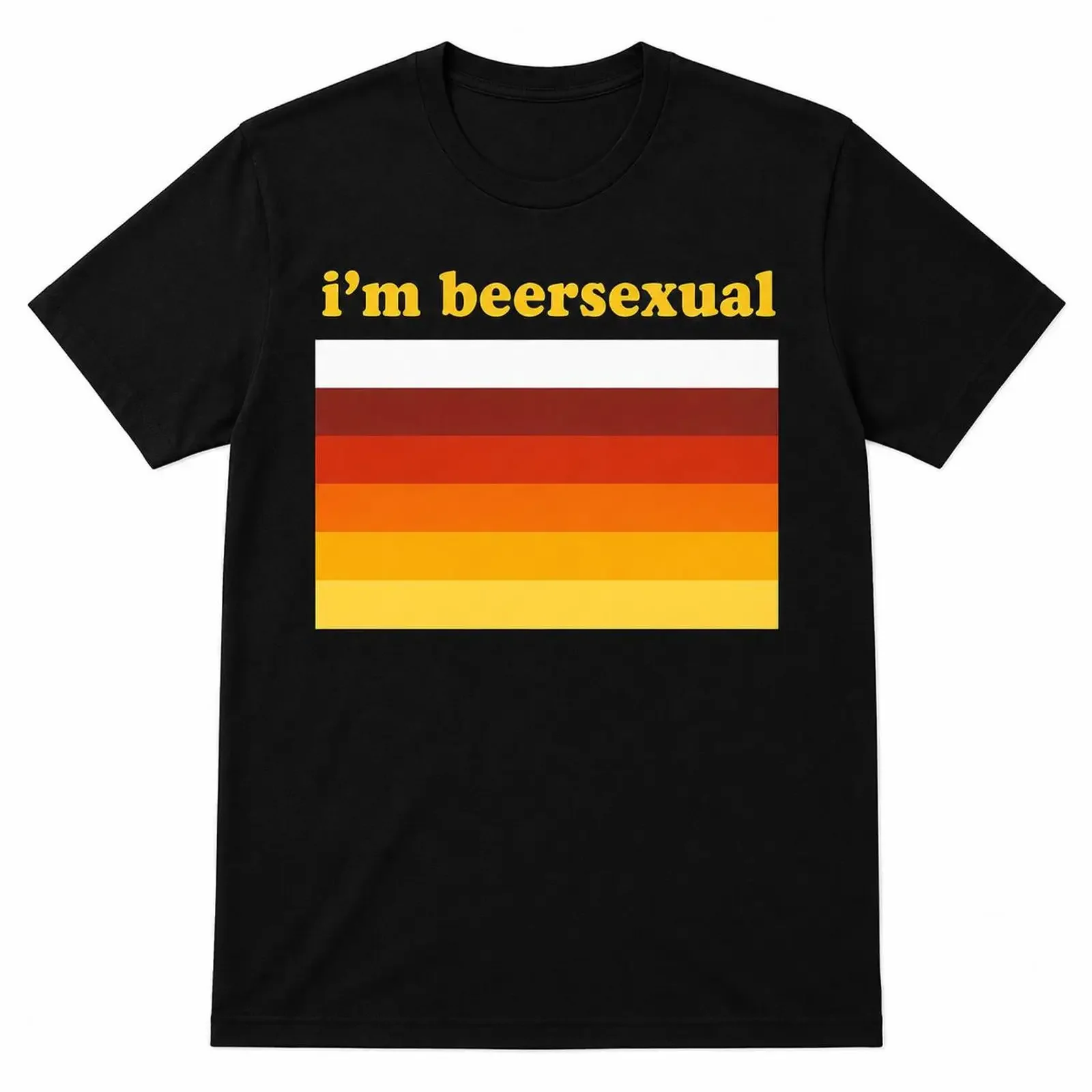 I'm Beersexual T Shirt Funny Beer Lover Retro Drinking Bar Crawl Brewery  vintage Washed Breathable streetwear Versatile