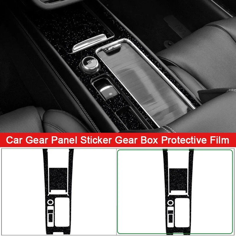 

Car Interior Sticker For Lincoln Corsair 2020-2022 2023 Car Gear Panel Sticker Gear Box Protective Film Carbon Black Accessories