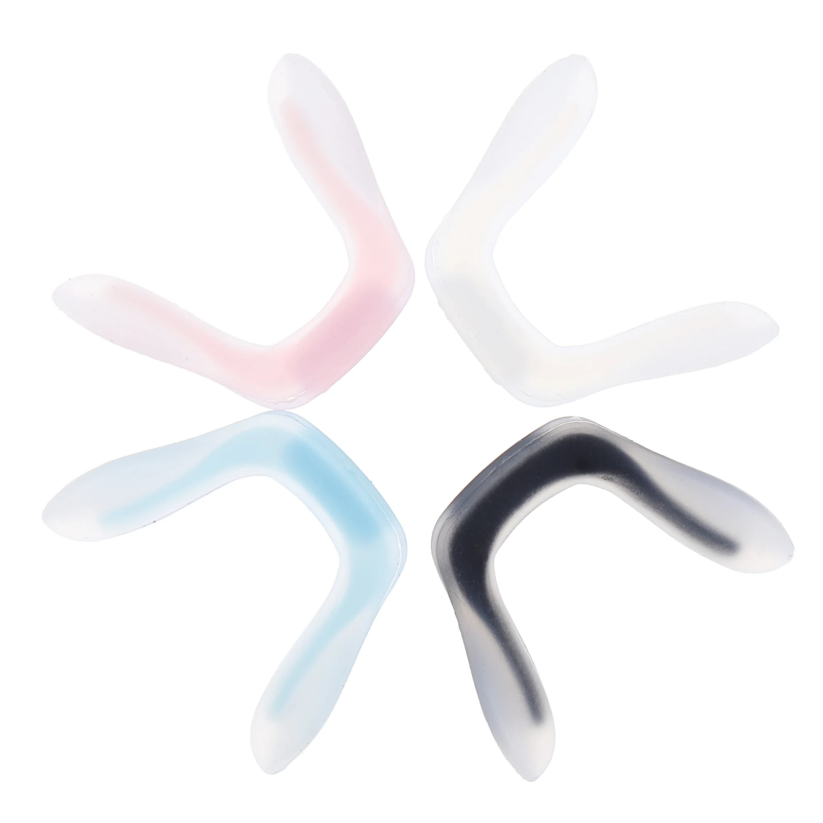 

4 Pcs Silicone Nose Pads Soft Cushion Antislip Eyeglass Replacement Glasses Repair Kit Comfortable Non Slip Durability
