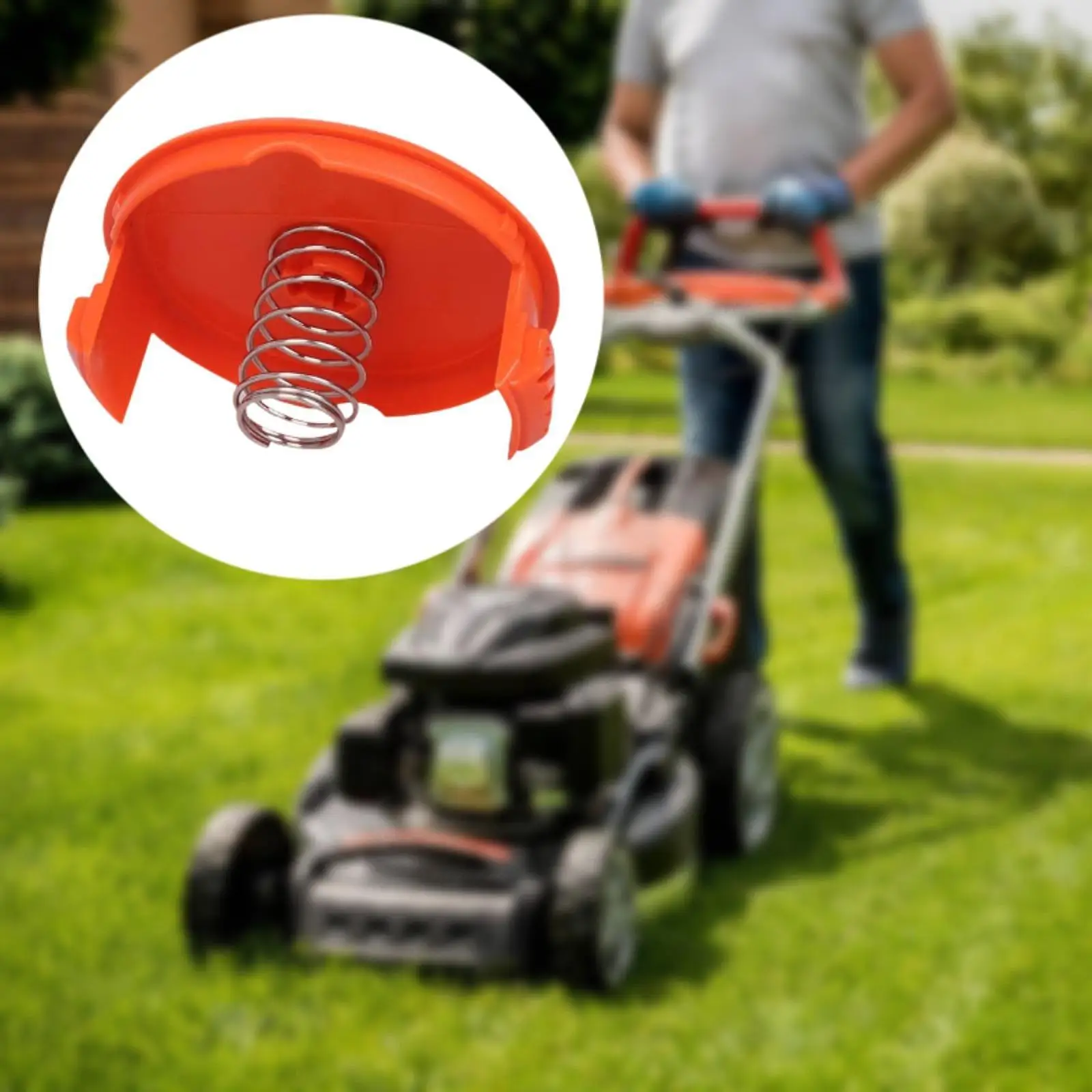 Peças do tampão do carretel do strimmer fácil de instalar utilitário RC-100-p para manutenção black & decker jardinagem alimentação automática comedor de ervas daninhas jardineiro