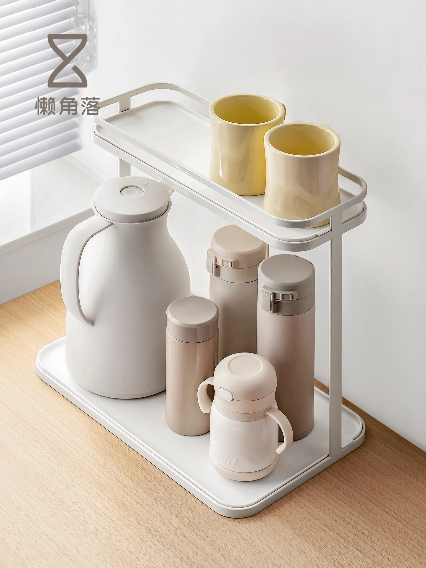 

Угловая подставка-органайзер для чашек и стаканов, полка для сушки, настольная подставка для чая, новая модель 2026 года, для размещения рядом с шкафом или столом
