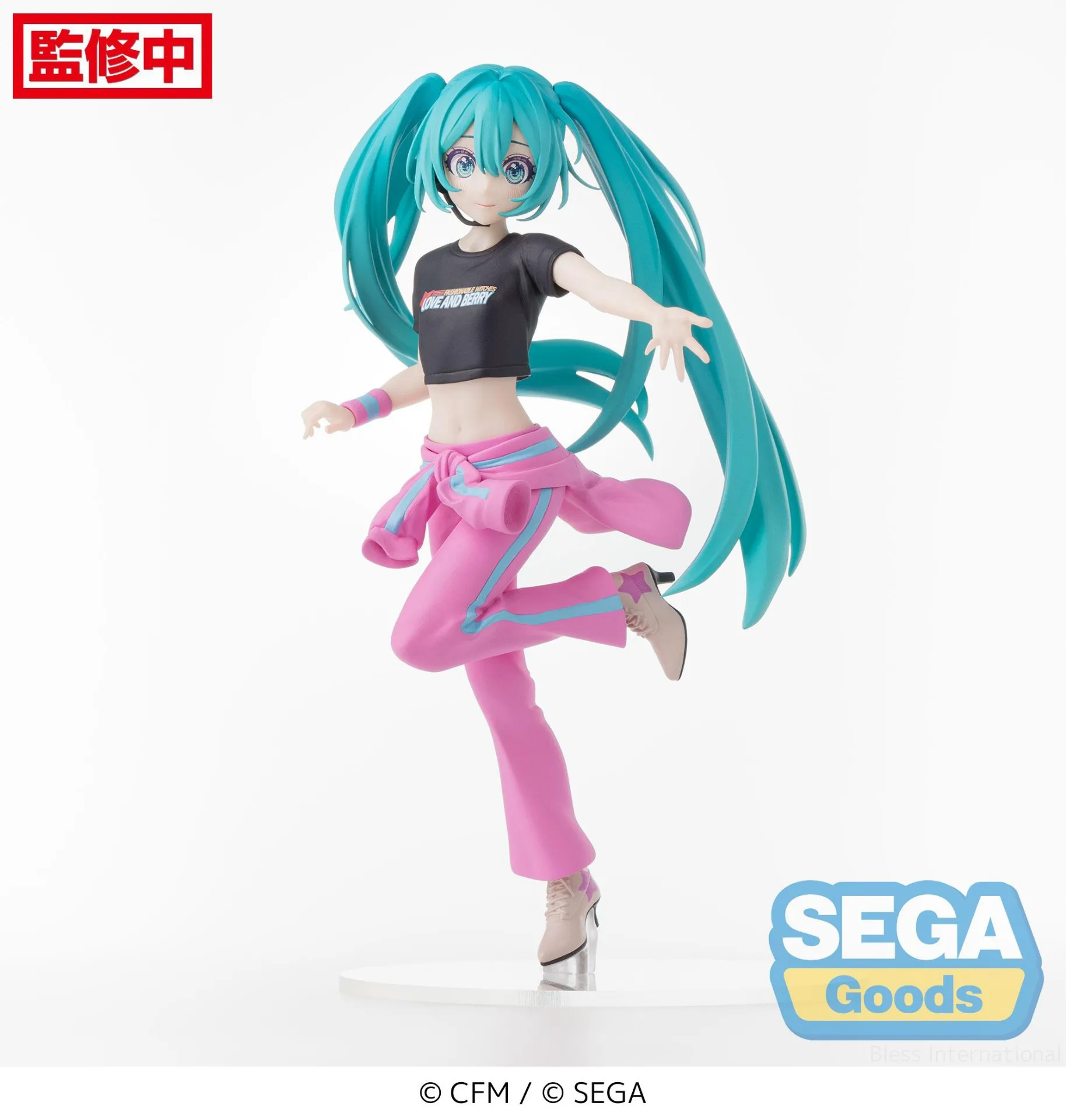 Sega Hatsune Miku Love&Berry Kostium Anime Peryferia Figurki Akcji Kolekcjonerskie Modele Pvc Dekoracje Gk Ozdoby na Biurko Prezenty