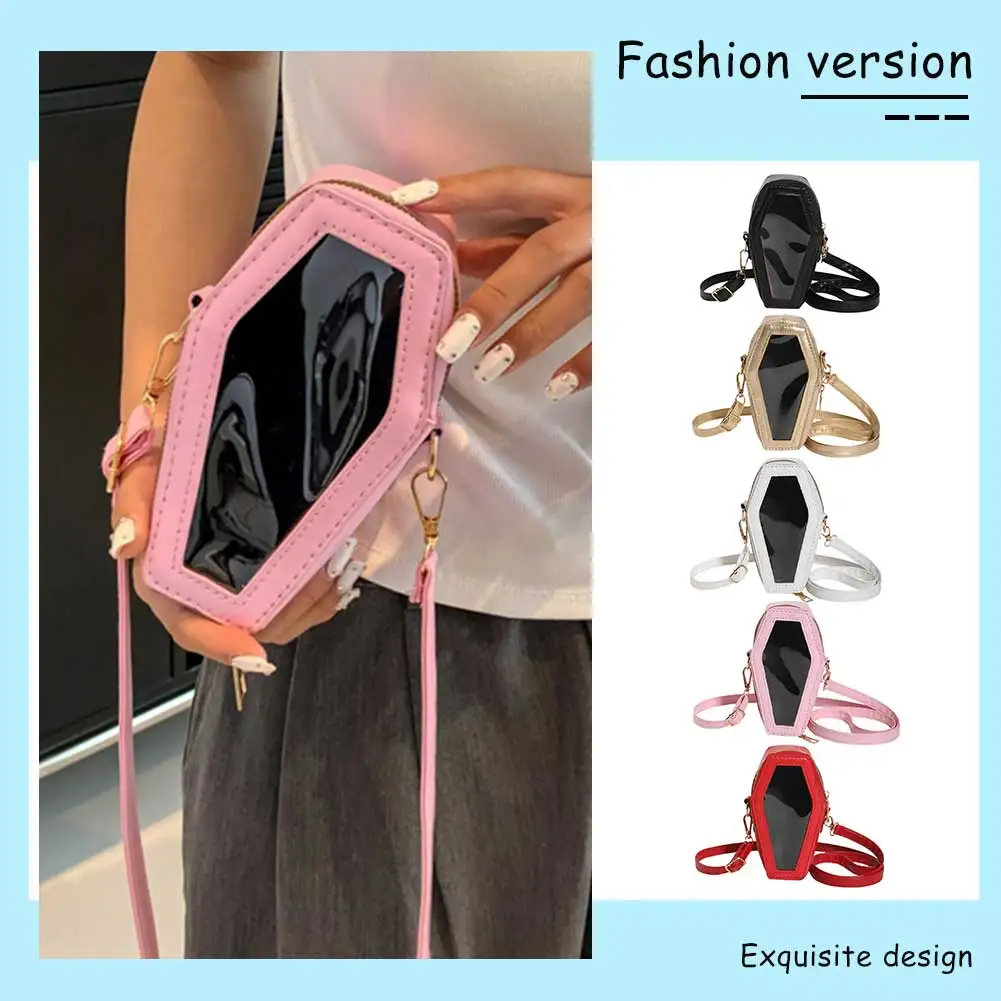 

Women Shoulder Bag Solid Transparent Handle Bag Fashion Creative Adjustable Shoulder Straps Zipper Closure Clutch Purse