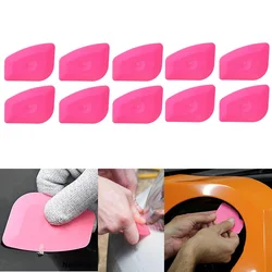 Pink Foil Squeegee Hard Card Squeegee Scraper Tint Car Film Wrap Vinyl Label Scraping Tool Sticker Remover Car Styling Accessory